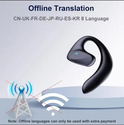 Auriculares Traductor con 144 idiomas en tiempo real, sin necesidad de conexión a internet